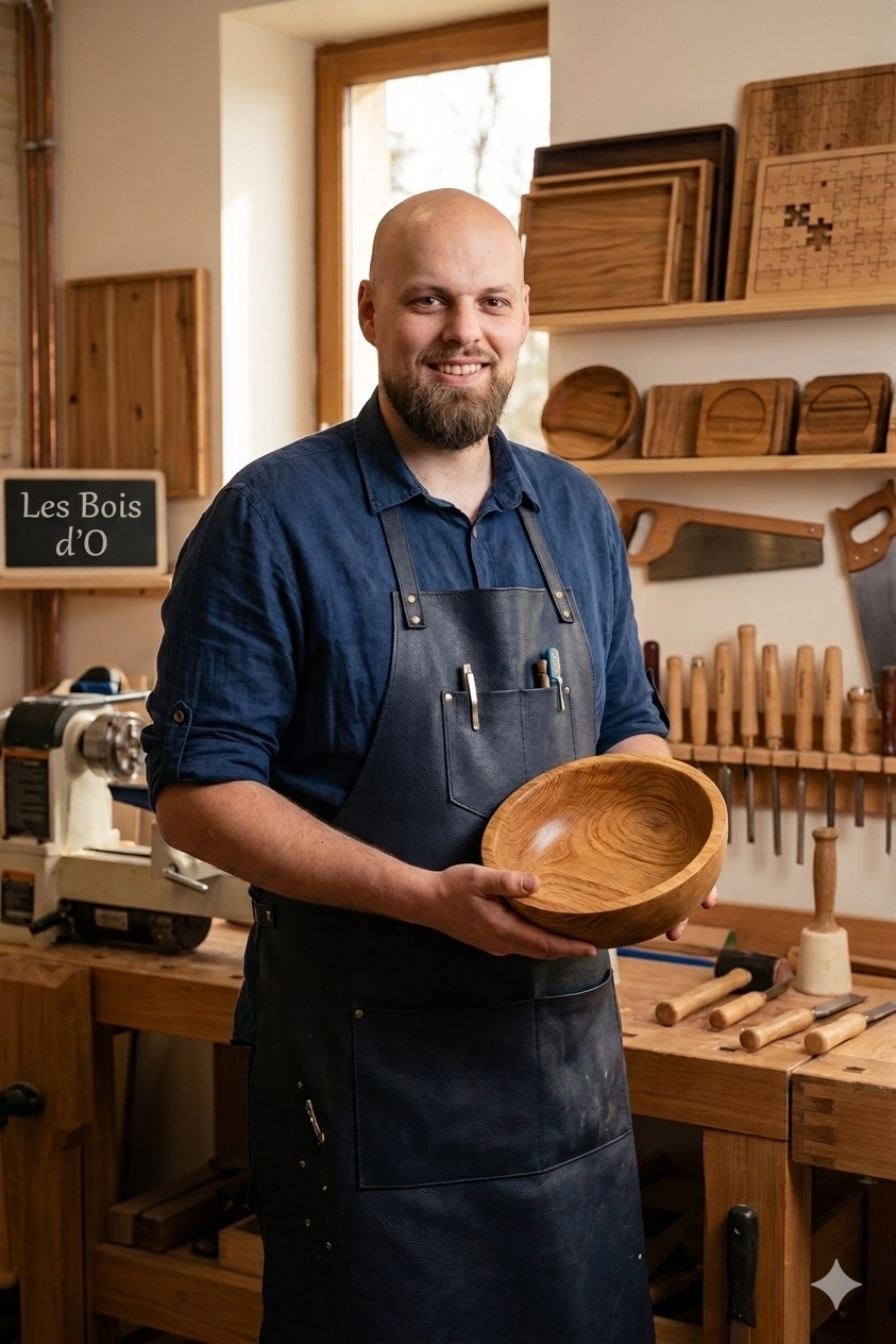 Antoine Ruette dans son atelier